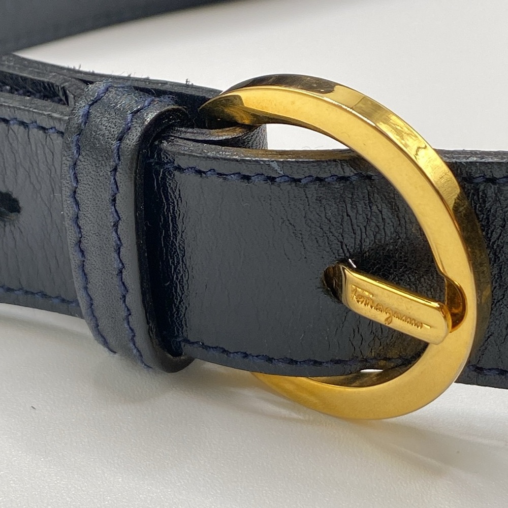 Salvatore Ferragamo Speckled Suede Navy Blue Crossbody Camera Bag Rare Find! EUC - Picture 2 of 11